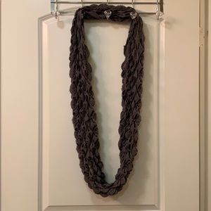 Grey infinity scarf